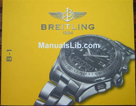 breitling b1 reset|breitling b1 clock manual.